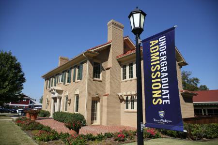 Office of Admissions building, Texas Wesleyan University
