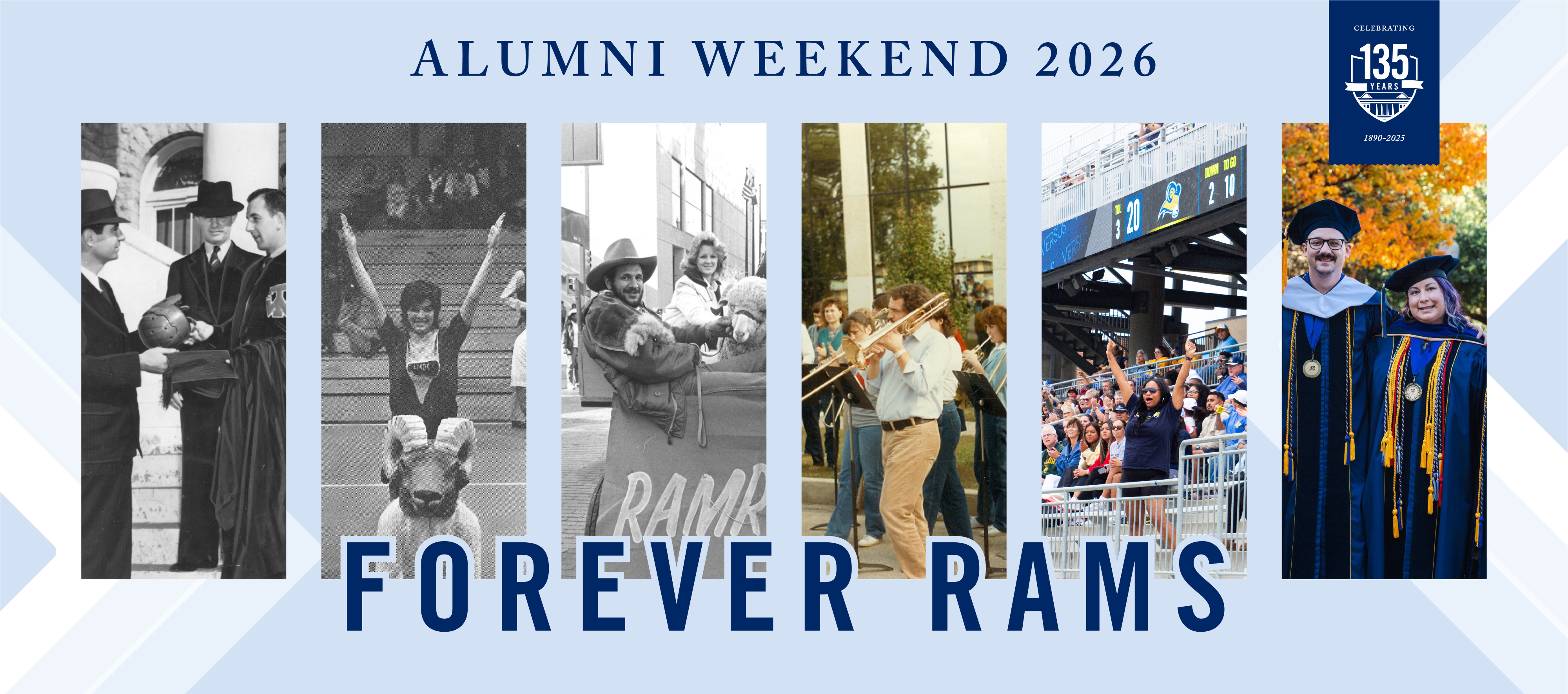 2026 Alumni Weekend graphic for HOME PAGE