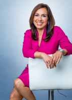 Deborah Ferguson Pink Suit