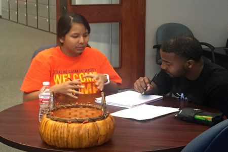 students in a tutoring session in the Academic Success Center