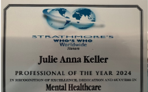 Julie Keller's award