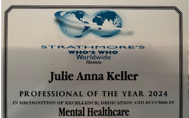 Julie Keller's award