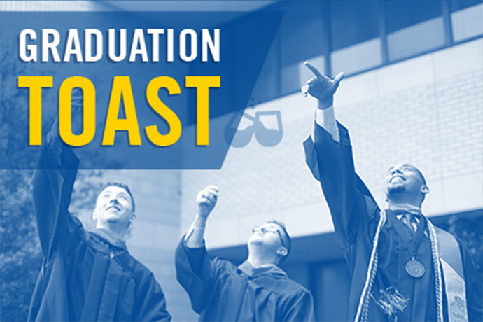 Texas Wesleyan hosts a Grad Toast event for all Ram graduates