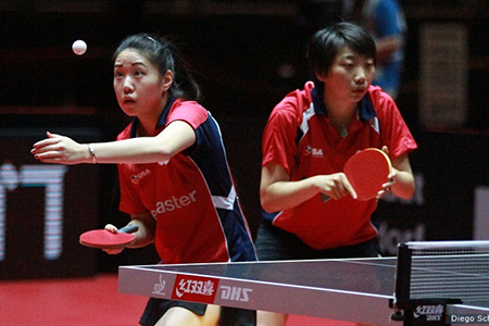 Texas Yue Wu competes at World Table Tennis Championships - University