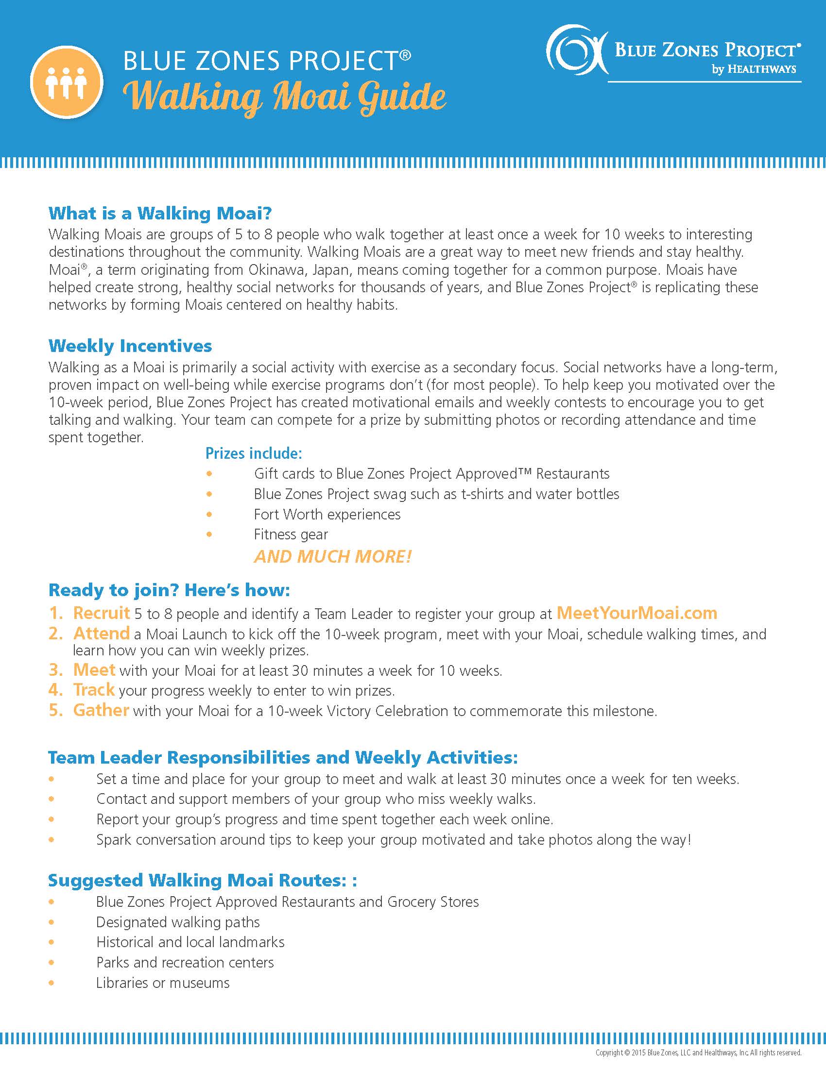 Blue Zones Walking Moai Guide