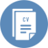 Graphic of resume/CV