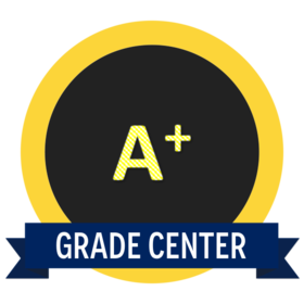 Learning Management System grade center badge