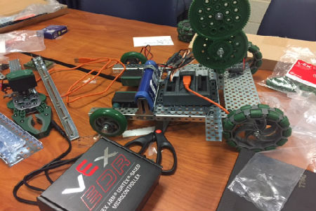 Check out the Upward Bound first-ever robotics competition 