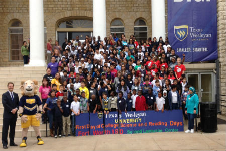 This annual event, organized by R. J. Wilson, Ph.D., Texas Wesleyan education faculty member, and Diane Kue, FWISD ESL Implementation Specialist, is a collaboration with Texas Wesleyan University’s School of Education and Fort Worth ISD elementary schools that educate second language learners from all over the world.