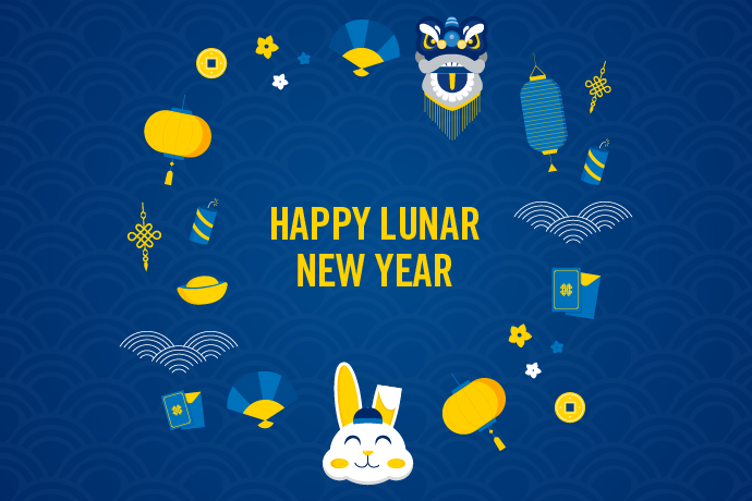 Happy Lunar New Year Graphic