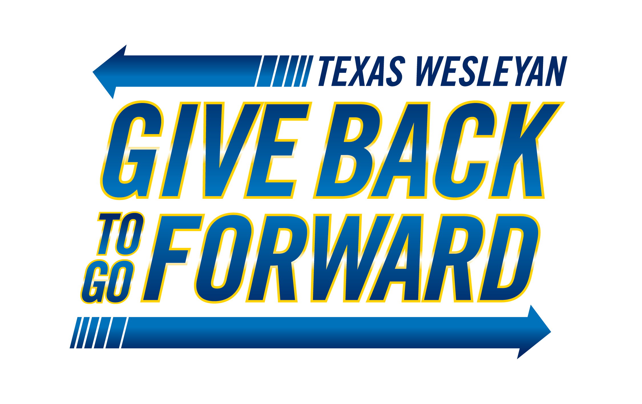 Give Back To Go Forward Graphic in the style of Back to the Future