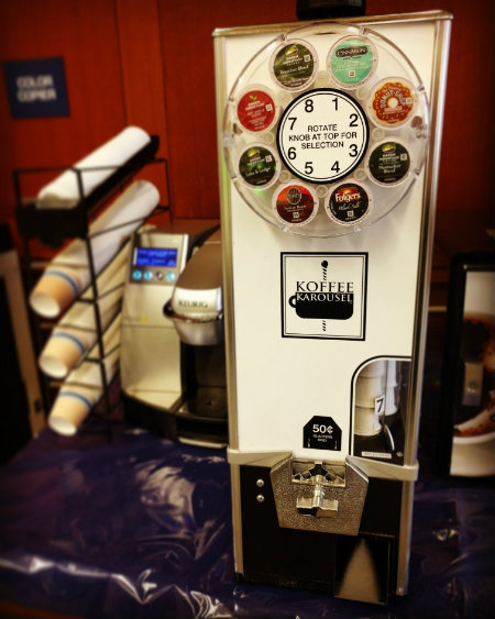 Coffee pod dispenser 