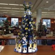 Christmas Tree Blue and Gold Winner 2015