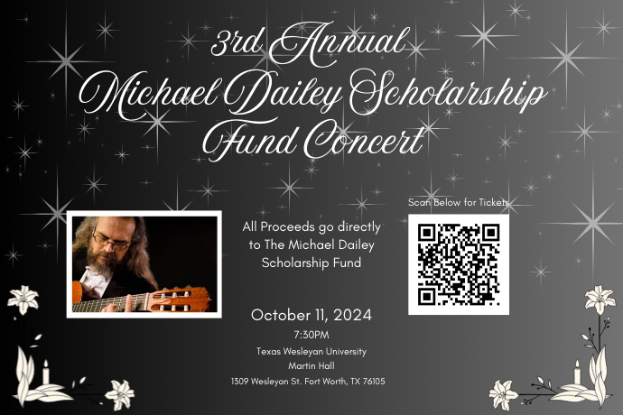 Flyer for Michael Dailey Memorial