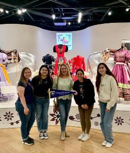 Students at the Cowgirl museum