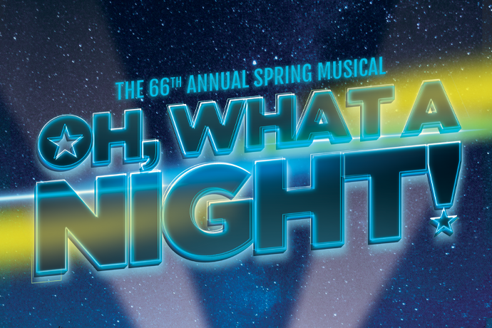 Artwork for theatre production of Oh, What A Night