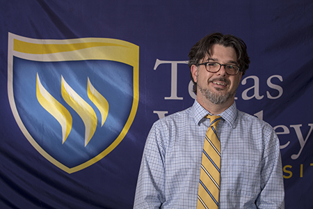 Texas Wesleyan history faculty member, Alistair Maeer