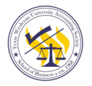 Accounting society logo