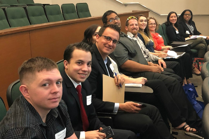 Texas Wesleyan students learn from professionals at the 2018 IMA Extravaganza.