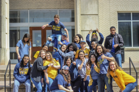 Group photo of Texas Wesleyan's orientation leaders for the 2018-19 academic year