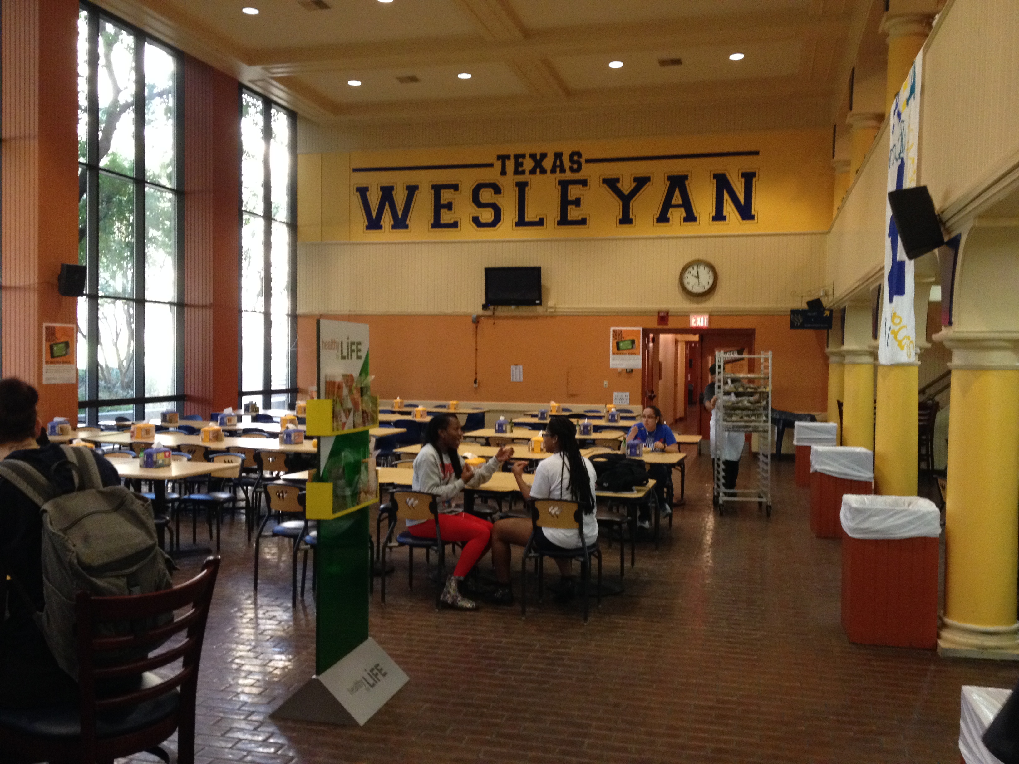 Photo from inside The Sub at Texas Wesleyan University.