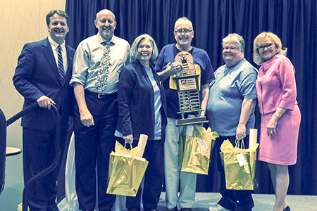 The Texas Wesleyan Crushers prevailed again among the 20 teams that participated in the 7th Annual Tarrant Literacy Coalition Corporate Spelling Bee, held at Texas Christian University on Tuesday, April 21.