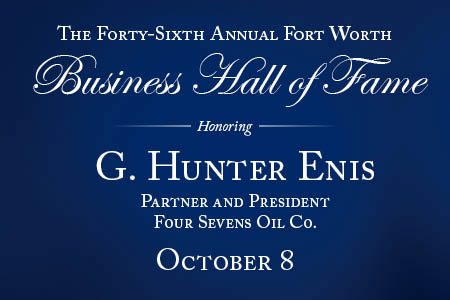 The 46th annual Fort Worth Business Hall of Fame will be held Thursday, Oct. 8 at The Fort Worth Club. This year’s presenting sponsor is Capital One. 