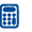 calculator blue icon left